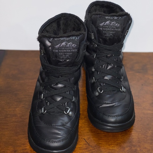 NEW THE NORTH FACE WINTER THERMOBALL BLACK BOOT - Picture 7 of 12